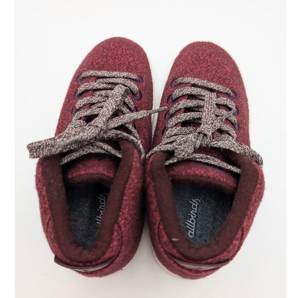 Allbirds Wool Runner-Up Mizzles Fluff Sneakers Boots Women's Red Size US6 EU36 - Picture 11 of 11
